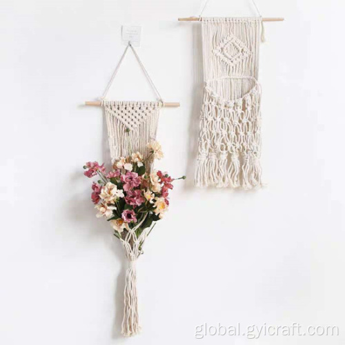 Macrame Wall Hanging for Sale Blue Macrame Wall Hanging Supplier